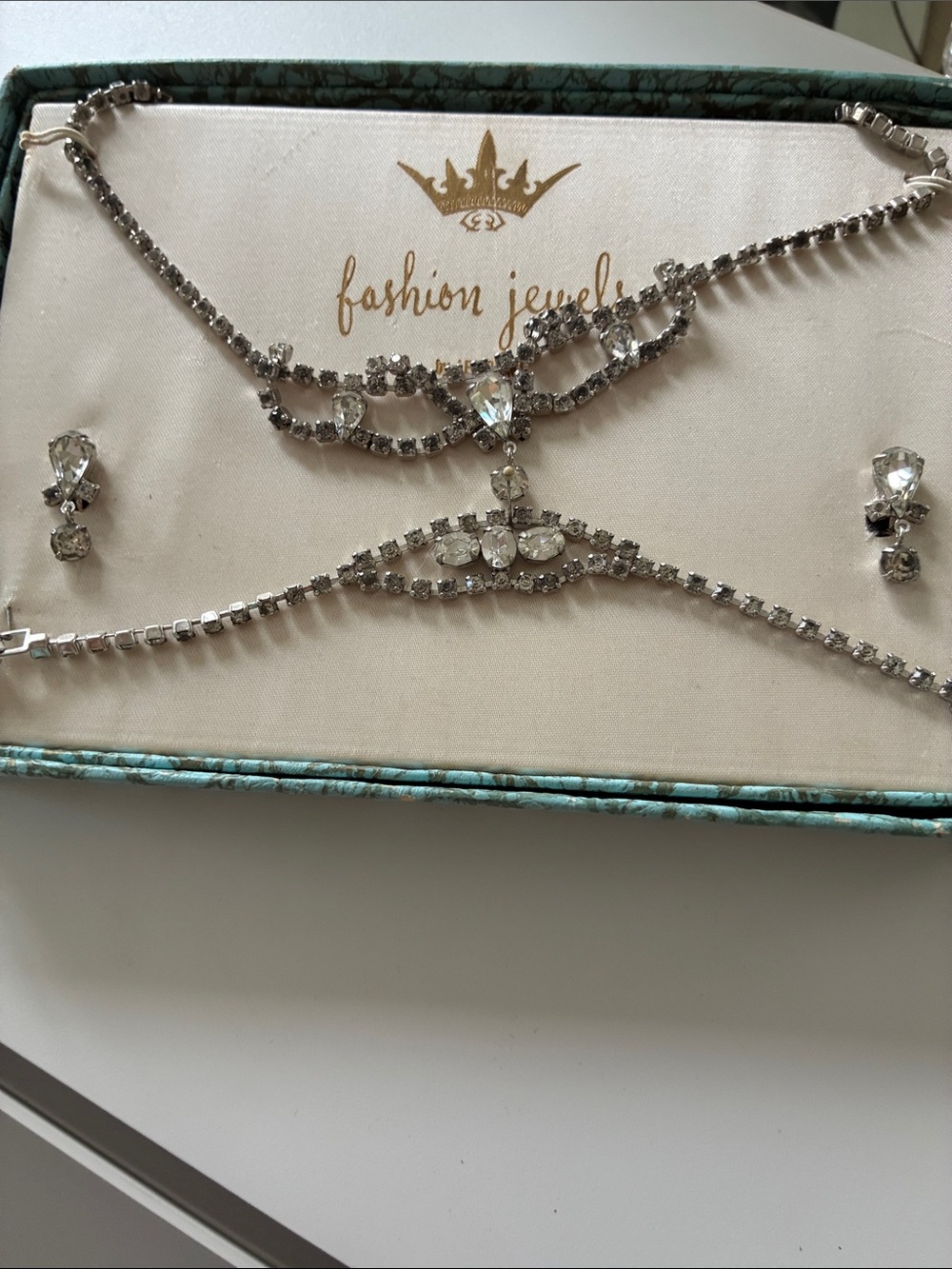 Vintage 50s Demi Parure Jewelry Set